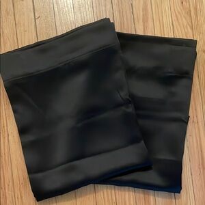 Blackout Curtains - Satin Like Black